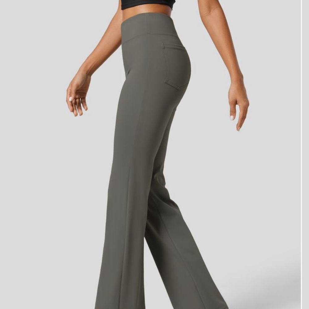HALARA Gray Wide Leg Pants for Effortless Style